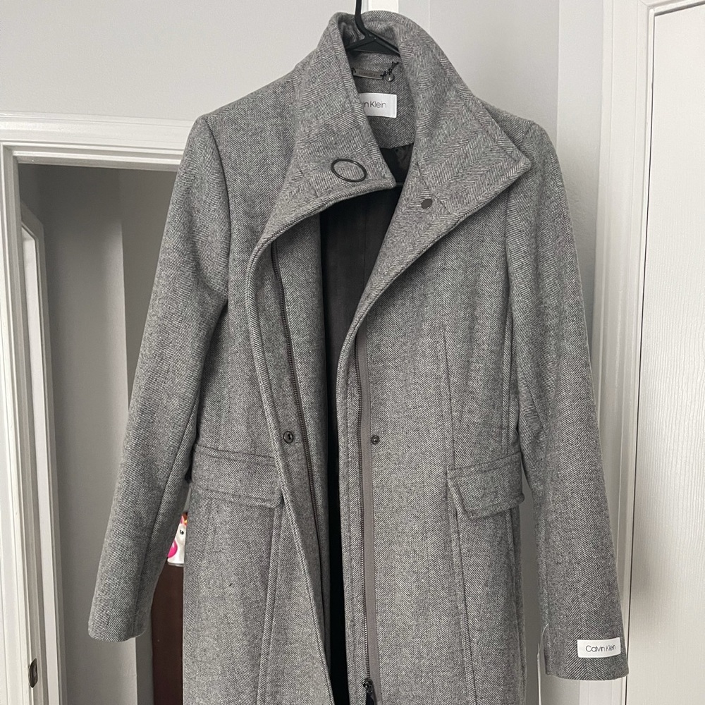 Calvin Klein stand - Collar Walker Coat